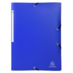 EXACOMPTA Chemise 3 rabats et élastique UNI en polypropylène 5/10e. Coloris assortis 10 couleurs – Image 3