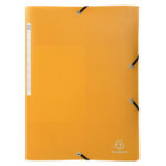 EXACOMPTA Chemise 3 rabats et élastique UNI en polypropylène 5/10e. Coloris assortis 10 couleurs – Image 4