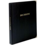 EXACOMPTA Classeur Décision. Coloris noir. Format 32x26cm. Livré avec 1 recharge 100 feuilles