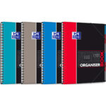 OXFORD Organiserbook 160 pages (couverture PP), 5x5 (technologie réglure SCRIBZEE). Format A4+