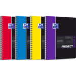 OXFORD Etudiant Cahier PROJECTBOOK spiralé couverture PP 200 pages 5x5 23,3x29,8 avec appli SOS NOTES