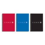 OXFORD Répertoire téléphonique HOMEBOOK spiralé couverture carte souple 144 pages 90g 14,8x21