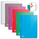 OXFORD Protège-documents Hawaï 40 vues, 20 pochettes. En polypropylène translucide. Coloris assortis