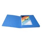 EXACOMPTA Boîte de classement EXABOX en carte lustrée 7/10e. Dos de 2,5 cm. Coloris Bleu – Image 3