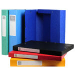 EXACOMPTA Boîte de classement EXABOX en carte lustrée 7/10e. Dos de 2,5 cm. Coloris assortis – Image 4