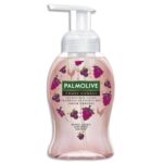 PALMOLIVE Flacon pompe 250ml mousse lavante Pouss'Mousse volumineuse et compacte parfum Framboise