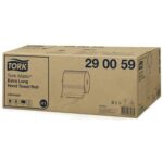 TORK Colis de 6 Rouleaux Essuie-mains Universal Extra long 1 pli format 280m x 21cm Blanc pour Matic H1 – Image 2