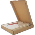 Boîte de 100 Pochettes d'expédition document ci-inclus - Format C5 : 225 x 165 mm transparent