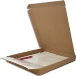 Boîte de 100 Pochettes d'expédition document ci-inclus - Format C4 : 320 x 235 mm transparent