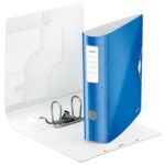 LEITZ Classeur à levier WOW Active 180°, A4, 8,2 cm, PP, bleu – Image 2