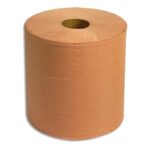 Lot de 2 Bobines d'essuyage 800 formats chamois 2 plis gaufrée - Format : 30 x 21 cm