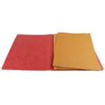 EXACOMPTA Chemise LUSTRO dos rainé de 1,5 à 3,5 cm. Carte lustrée 5/10e 400 gr coloris Rouge – Image 2