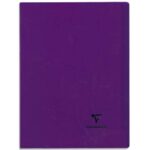 CLAIREFONTAINE Cahier Koverbook piqûre 96 pages grands carreaux Seyès maxi format 24x32cm. Couv polypro.