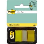 POST-IT Set de 50 marque-pages souples, coloris Jaune
