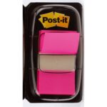 POST-IT Set de 50 marque-pages souples, coloris Rose vif – Image 4