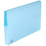 EXACOMPTA Paquet 50 chemises à poche SUPER en carte 210g. Coloris Bleu clair – Image 2