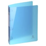 EXACOMPTA Classeur 4 anneaux dia 30mm Iderama polypro souple 7/10 brillant. Dos 4cm. Coloris assortis – Image 2