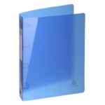 EXACOMPTA Classeur 4 anneaux dia 30mm Iderama polypro souple 7/10 brillant. Dos 4cm. Coloris assortis – Image 3