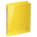 EXACOMPTA Classeur 4 anneaux dia 30mm Iderama polypro souple 7/10 brillant. Dos 4cm. Coloris assortis – Image 4