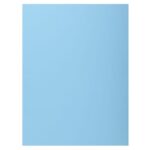 EXACOMPTA Paquet 100 chemises 1 rabat carte 160g SUPER 180. Coloris assortis Bleu/bulle/Jaune/Rose/vert – Image 2