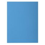 EXACOMPTA Paquet 50 chemises 2 rabats carte 210g ROCK''S. Coloris assortis Bleu/Jaune/Rouge/vert/Violet – Image 2