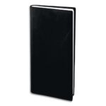 QUO VADIS Agenda Poche Janvier à Décembre Eco 1Semaine/1page + 1 page de note, 9x17 cm PVC Noir