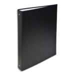 EXACOMPTA Classeur 4 anneaux de 30 mm, en polypropylène, dos de 4 cm, Noir