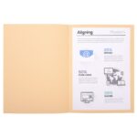 EXACOMPTA Paquet de 100 chemises FOREVER en carte recyclée 220g. Coloris bulle – Image 4