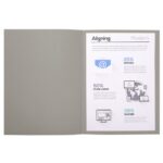 EXACOMPTA Paquet de 100 chemises FOREVER en carte recyclée 220g. Coloris Gris – Image 4