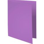 EXACOMPTA Paquet de 100 chemises FOREVER en carte recyclée 220g. Coloris lilas – Image 2
