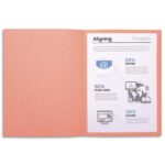 EXACOMPTA Paquet de 100 chemises FOREVER en carte recyclée 220g. Coloris Rose