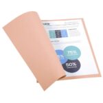 EXACOMPTA Paquet de 100 chemises FOREVER en carte recyclée 220g. Coloris Rose – Image 3