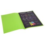 EXACOMPTA Paquet de 100 sous-chemises ROCK'S en carte 80 grammes coloris Vert clair – Image 3