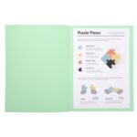 EXACOMPTA Paquet de 100 chemises SUPER 180 en carte 160 grammes coloris Vert clair – Image 3