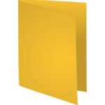 EXACOMPTA Paquet de 250 sous-chemises SUPER 60 en carte 60 grammes coloris Jaune canari – Image 2