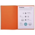 EXACOMPTA Paquet de 250 sous-chemises SUPER 60 en carte 60 grammes coloris Orange