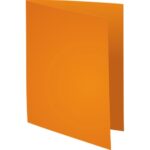 EXACOMPTA Paquet de 250 sous-chemises SUPER 60 en carte 60 grammes coloris Orange – Image 2