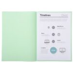 EXACOMPTA Paquet de 250 sous-chemises SUPER 60 en carte 60 grammes coloris Vert clair – Image 4