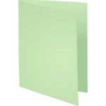 EXACOMPTA Paquet de 100 chemises FOREVER en carte recyclée 220g. Coloris Vert clair – Image 2