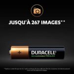 DURACELL Piles Rechargeables AAA 750 Mah, lot de 4 piles – Image 4