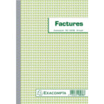 EXACOMPTA Manifold Factures 21x14,8cm - 50 feuillets dupli autocopiants