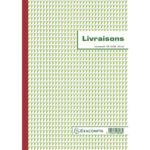 EXACOMPTA Manifold Livraisons 29,7x21cm - 50 feuillets tripli autocopiants