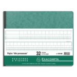 EXACOMPTA Piqûre 29,7x38cm à tête paresseuse 32 colonnes sur 2 pages 35 lignes 80 pages