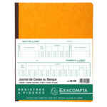 EXACOMPTA Piqûre 32x25cm - Journal de caisse ou banque 9 débit - 4 crédit 33 lignes 80 pages – Image 3