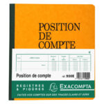 EXACOMPTA Piqûre 21x19cm - Position de compte 80 pages folioté – Image 2