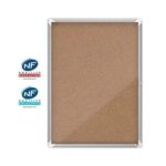 NOBO Vitrine d'affichage porte battante Premium Plus - en liège - 9 x A4 - 1902564 – Image 4