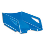 CEP Corbeille à courrier Maxi Gloss Bleu océan, format 24 x 32 cm - Dimensions : L38,6 x H11,5 x P27 cm