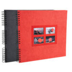 EXACOMPTA Album photos à spirales PASSION. Capacité 360 photos, pages Noires. 32x32 cm, coloris Noir – Image 3