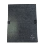 EXACOMPTA Chemise extensible NCLIP en papier toilé. Sangle à clip. Dos rainuré 13cm. Coloris noir – Image 2