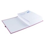 EXACOMPTA Chemise extensible NCLIP en papier toilé. Sangle à clip. Dos rainuré 13cm. Coloris violet – Image 3